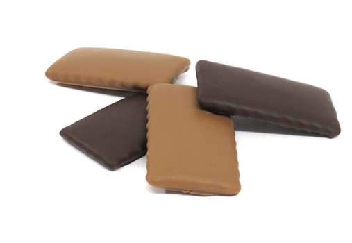 CHOCOLATE COVERED CLUB STYLE CRACKERS