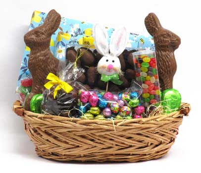 LARGE SPRING WICKER BASKET