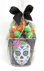 HALLOWEEN PAIL W/FRUIT SOUR CANDY
