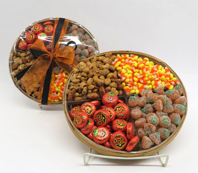 4 PART 2LB ROUND HALLOWEEN TRAY