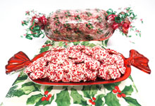 PEPPERMINT NONPAREILS TRAY 1LB