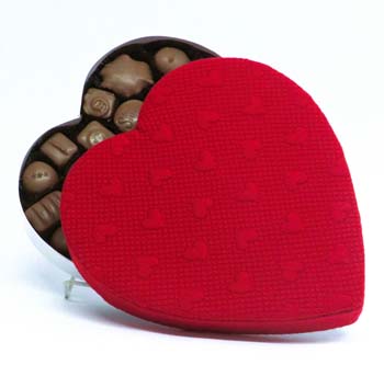 1LB QUILTED HEART