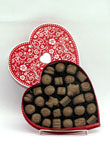 SILVER EMBOSSED 1LB ASST HEART