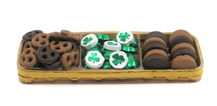 3 PART ST. PATRICK'S DAY TRAY W/STARS & SHAMROCKS